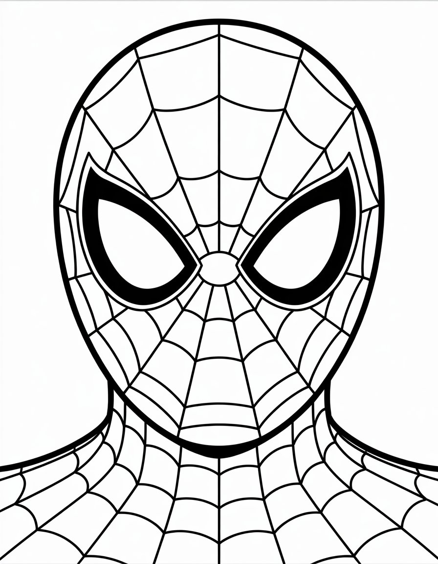Spider-Man Face Close-Up